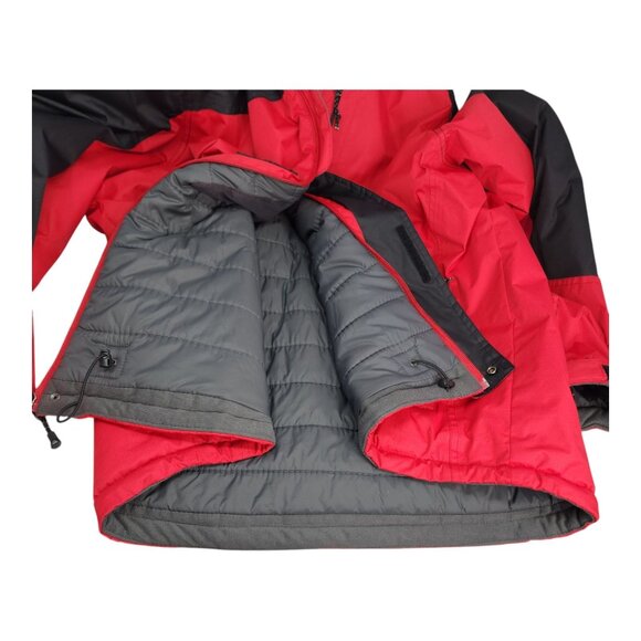 Gerry Mens Red & Black Puffer Jacket XL Polyester & Nylon Cold Weather Rated - Picture 13 of 16